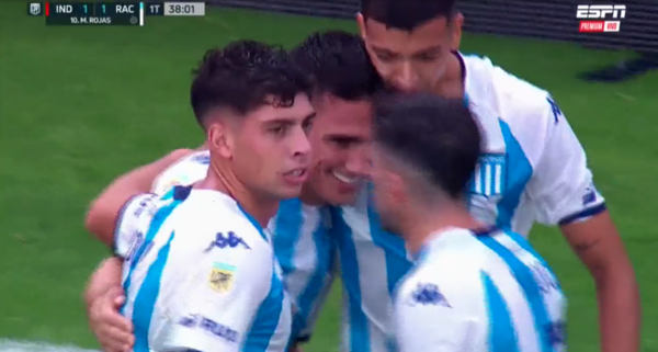 Versus / Matías Rojas marca y baila en el clásico de Avellaneda ante Independiente