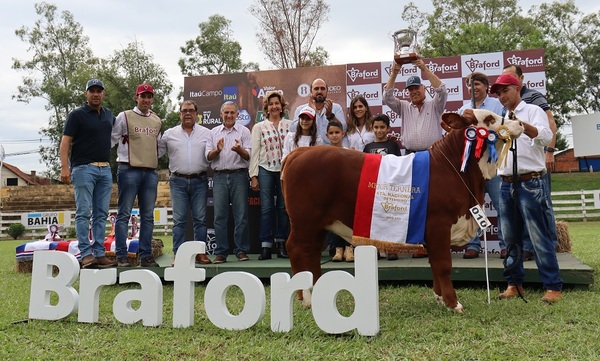 Ganadera Don Atilio se coronó con la Gran Campeona Ternera