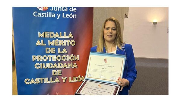Enfermera paraguaya destacada en España por labor en pandemia