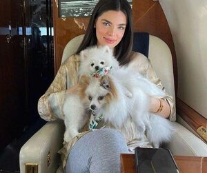 ¡Nadia Ferreira le da la bienvenida a la nueva integrante de la familia!