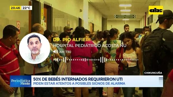 Chikunguña: 50% de bebés internados requirieron UTI - Periodísticamente - ABC Color