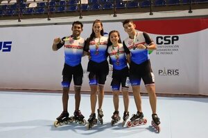 Magnífico cierre de la fiesta del patín - Polideportivo - ABC Color