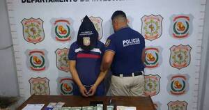 La Nación / Cobrador simuló asalto y fue detenido por policías
