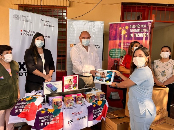Para no bajar la guardia, entregan kits informativos y educativos sobre covid-19 - .::Agencia IP::.