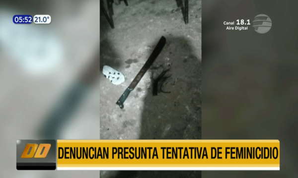 Denuncian presunta tentativa de feminicidio | Telefuturo