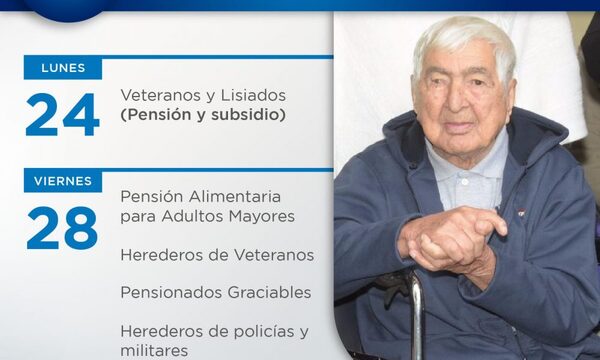Excombatientes del Chaco cobrarán el 24 y los adultos mayores el 28