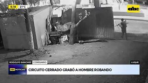 Video: Circuito cerrado grabó a hombre robando ventilador - ABC Noticias - ABC Color