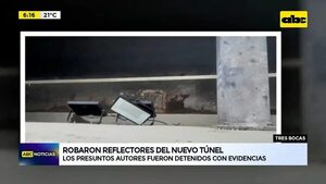 Video: Robaron reflectores del viaducto de Tres Bocas - ABC Noticias - ABC Color