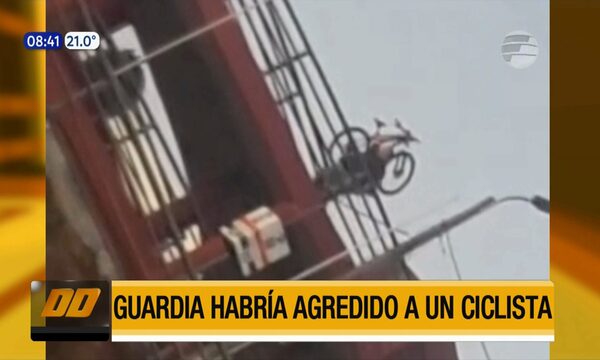 Guardia habría agredido y amenazado a un ciclista en Trinidad | Telefuturo