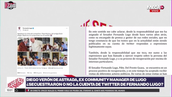 ¿Quién dice la verdad? Ex CM de Lugo niega preferencia hacia un sector y refuta la versión de Paciello - Megacadena — Últimas Noticias de Paraguay