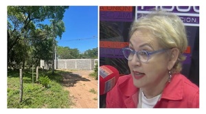 Denuncian invasión de propiedad y hasta cierre de calle en San Bernardino