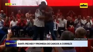 Santi: pecheo y promesa de cargos a correlís - ABC Noticias - ABC Color