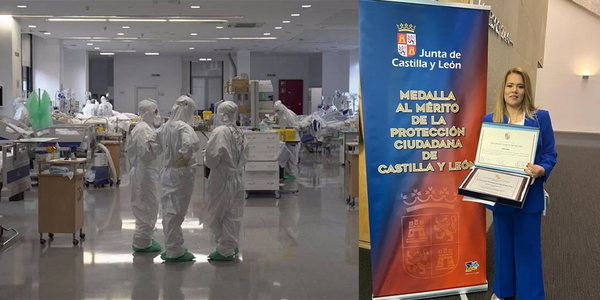 ENFERMERA PARAGUAYA DESTACADA EN ESPAÑA POR LABOR EN PANDEMIA - Itapúa Noticias