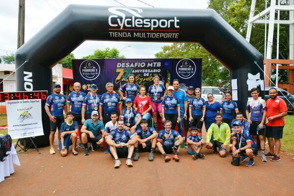 POMBERO´S BIKE CLUB LLEVÓ A CABO EL DESAFÍO MTB, POR EL ANIVERSARIO 77° DE CAMBYRETÁ