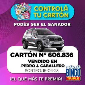 Buscan a ganador de una camioneta con el Telebingo Triple en Pedro Juan Caballero - Radio Imperio