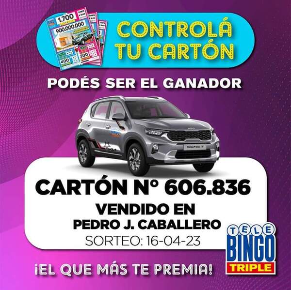 Buscan a ganador de una camioneta con el Telebingo Triple en Pedro Juan Caballero - Radio Imperio