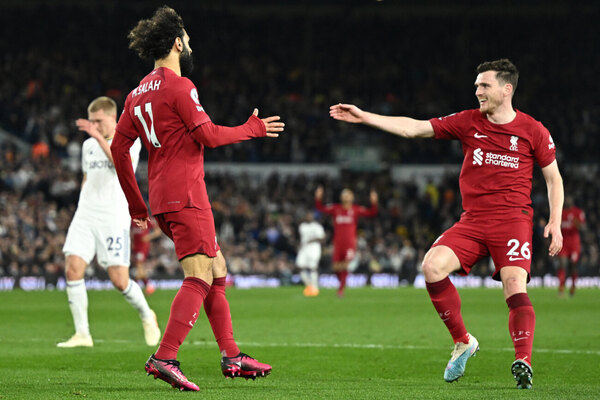 Versus / Liverpool apabulló al Leeds en la Premier League para acercarse a puestos europeos