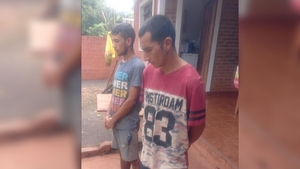 Dos ladrones de merienda escolar son aprehendidos por la Policía en Chaipé
