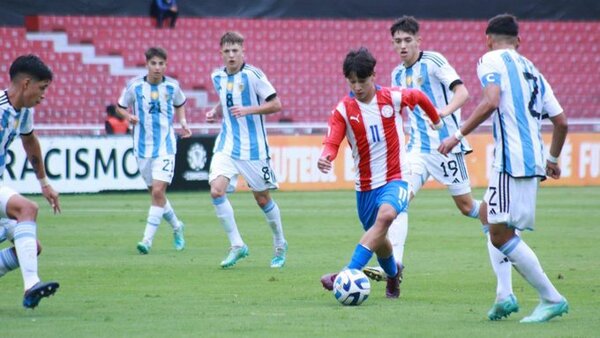 Paraguay iguala ante Argentina en el Sudamericano Sub 17