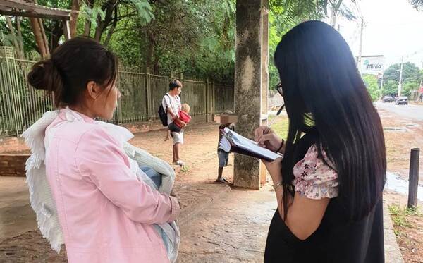 Nativos exponen a hijos menores en semáforos de Luque •