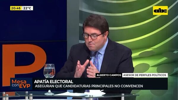 Apatía electoral: Aseguran que candidaturas principales no convencen - Mesa de Periodistas - ABC Color