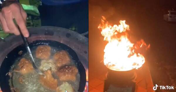La Nación / Viral: paraguayos hicieron tortilla en brasero y terminó mal