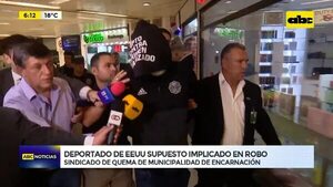 Video: Deportado de EE.UU supuesto implicado en robo - ABC Noticias - ABC Color