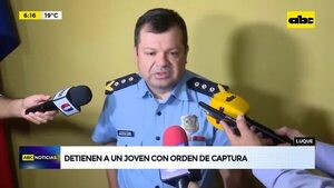 Video: Detienen a un joven con orden de captura - ABC Noticias - ABC Color