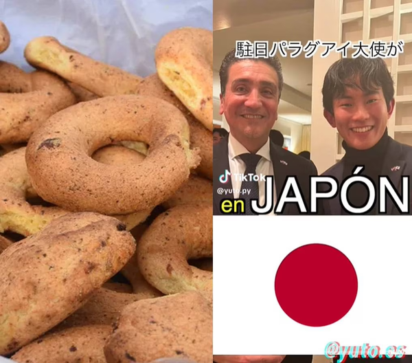 ¡Chipa en Japón! Estudiantes elaboraron plato típico con embajador paraguayo