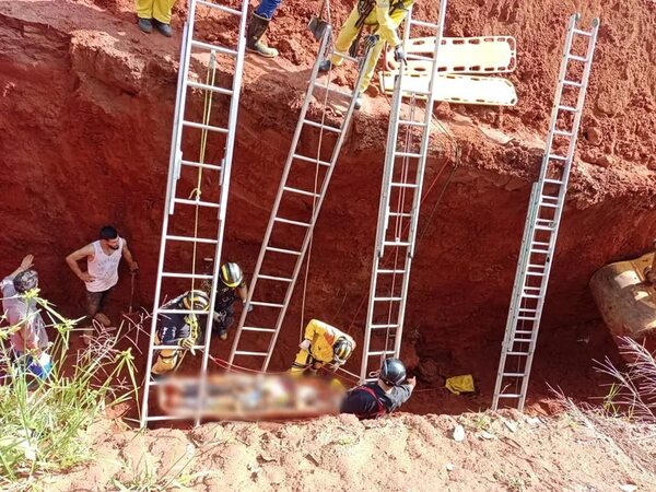 Derrumbe en Luque deja tres fallecidos - Nacionales - ABC Color