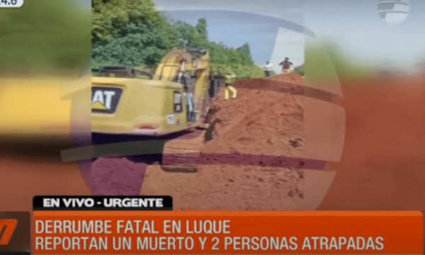 Tres obreros mueren tras derrumbe en Luque | Telefuturo
