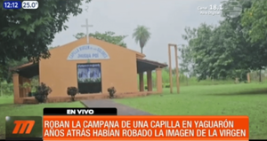 Robaron la campana de una capilla en Yaguarón | Telefuturo
