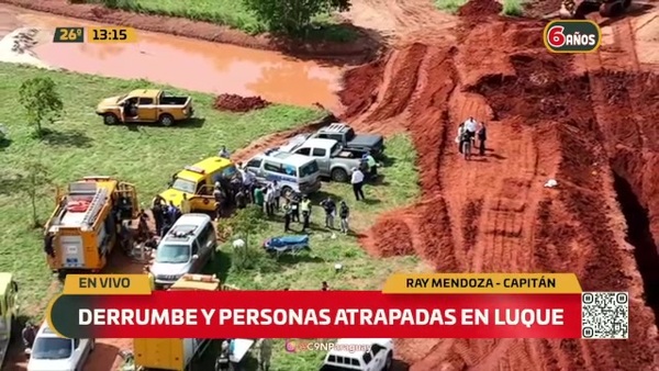 Derrumbe fatal en Luque - C9N