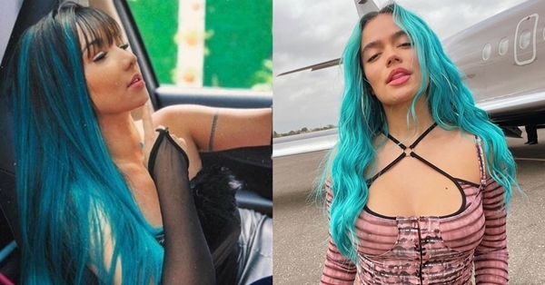 ¿Y eso? Marilina se tiñó el cabello y ahora la comparan con Karol G