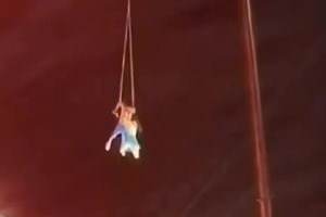 Diario HOY | VIDEO | Trapecista china muere tras caer de una altura de 9 metros en pleno acto circense
