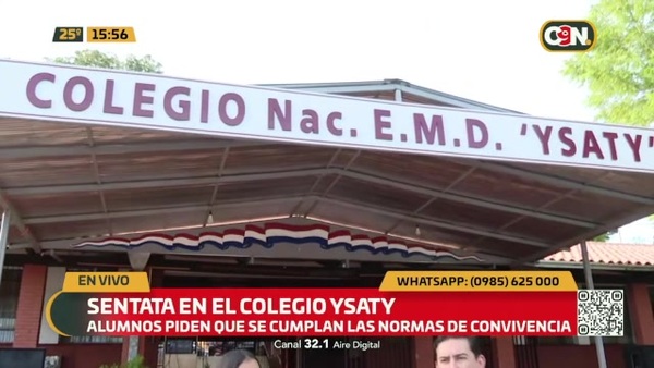 Sentata en el Colegio Ysaty - C9N