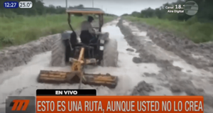 Esto es una ruta en Paraguay, aunque usted no lo crea | Telefuturo