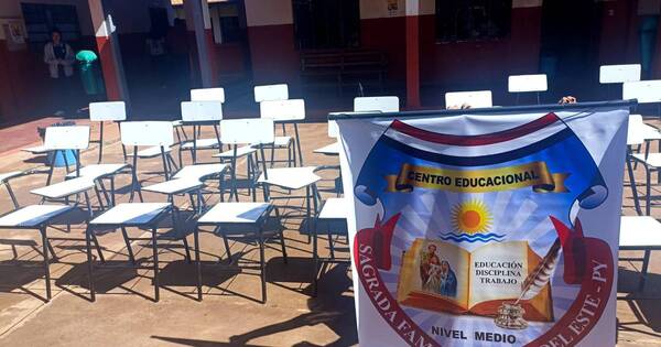 La Nación / Faltan 7 mil sillas pupitres en escuelas de CDE y la comuna solo hace entregas parche