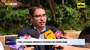 Video: Tres jóvenes obreros mueren en derrumbe  - ABC Noticias - ABC Color