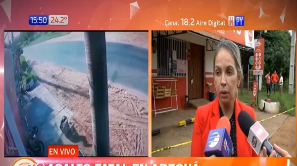 Fiscalía reconstruye escena del robo fatal en Areguá - Noticias Paraguay