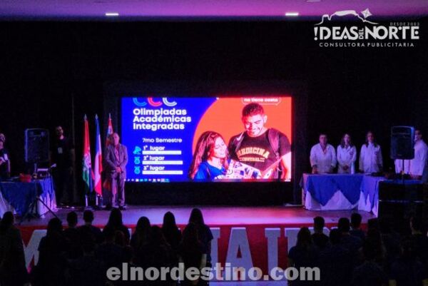 Apertura Oficial de las Olimpíadas Académicas Integradas de Universidad Central del Paraguay en Pedro Juan Caballero