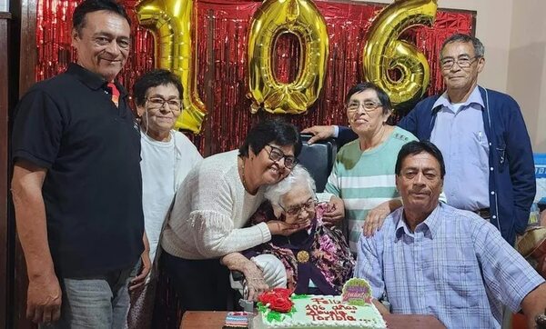 Pobladora de San Roque González festeja 106 años de vida - Nacionales - ABC Color