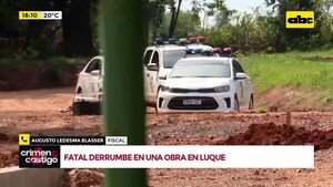 Video: Fatal derrumbe en una obra en Luque  - Crimen y castigo - ABC Color