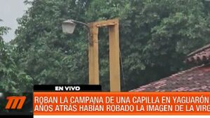 Roban campana de humilde capilla en Yaguarón