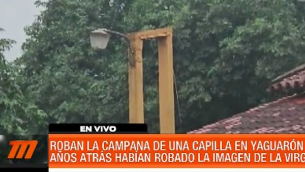 Roban campana de humilde capilla en Yaguarón