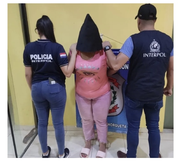 Horqueta: Interpol captura a una mujer por supuesta trata de personas