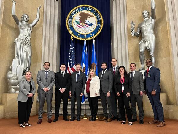 Delegación de fiscales se reunió con miembros del Departamento de Justicia de los EE.UU.