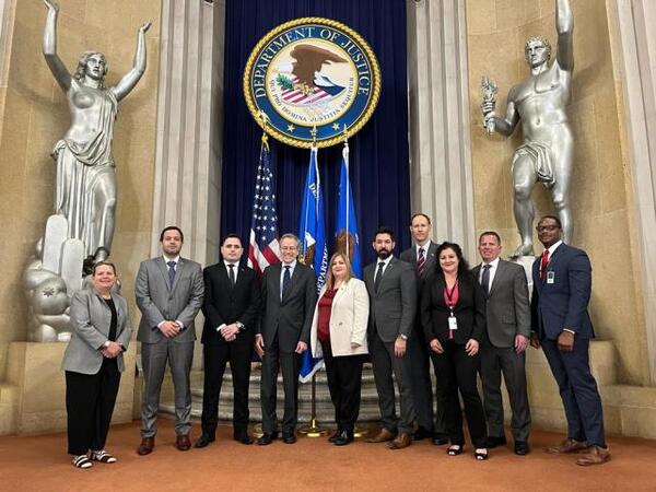 Delegación de fiscales se reunió con miembros del Departamento de Justicia de los EE.UU.