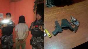 Hombre detenido con arma de fuego y de "juego" en Encarnación