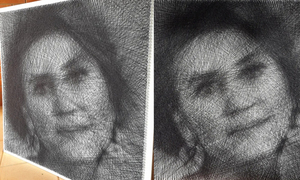 Artista ovetense esta vez se inspiro en el rostro de Berta Rojas - OviedoPress